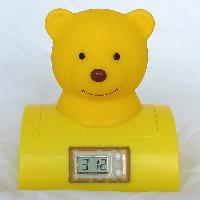Bear Digital Clock Press Light