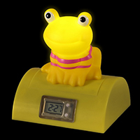 Frog Digital Clock Press Light